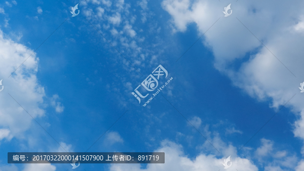 云藍天,藍天白云,夏日晴空,夏