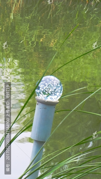 水晶球,led燈照明,公園路燈