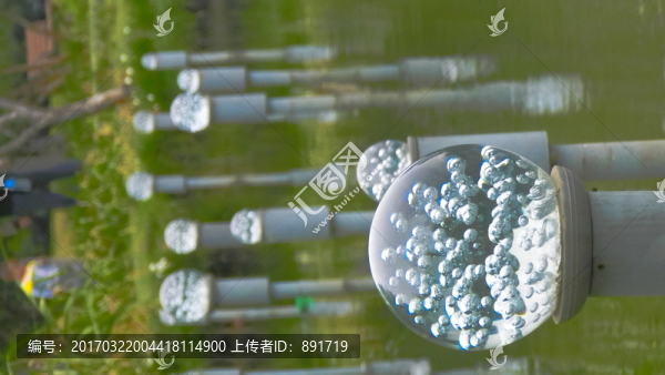 水晶球路燈,led水晶球