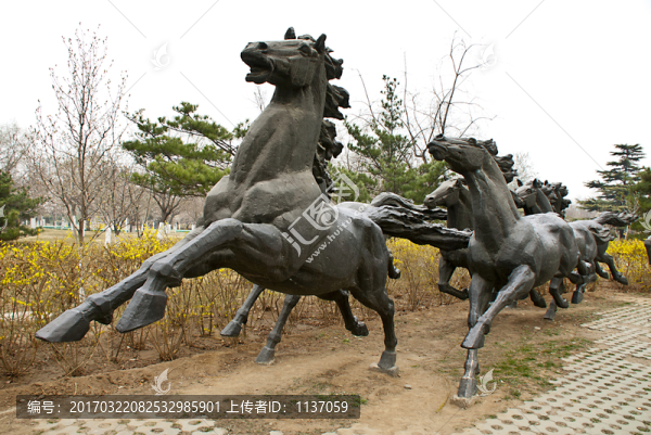 北京國(guó)際雕塑公園,雕塑,奔騰