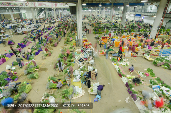 昆明斗南花市夜市