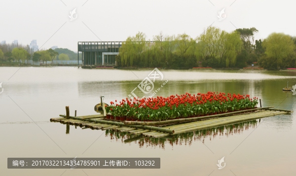 上海大寧公園一角