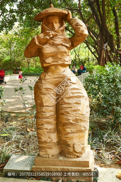 惠安女雕塑