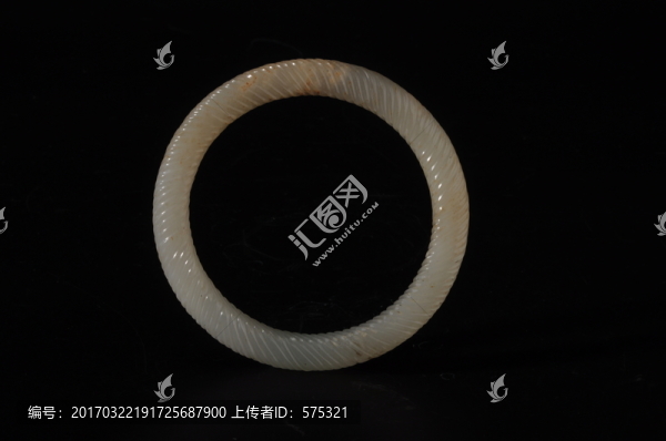 白玉環(huán),絞絲白玉環(huán)