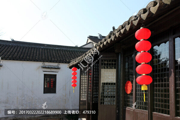 中國,水鄉(xiāng),周莊,橋,古鎮(zhèn)