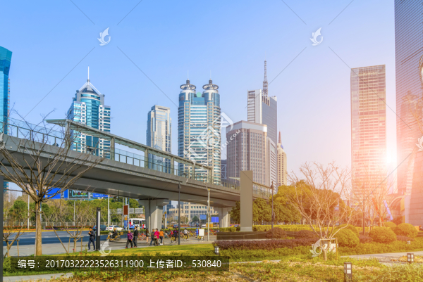 上海陸家嘴街景