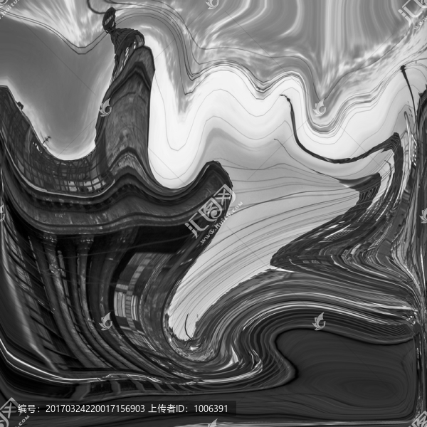 黑白線條水墨背景