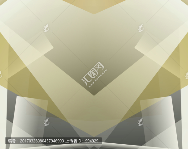 灰色幾何抽象立體拼接底紋背景