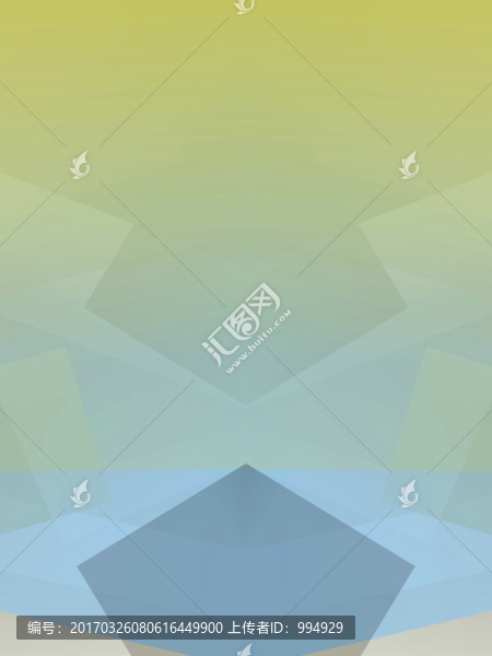 綠色幾何拼接立體抽象高清背景
