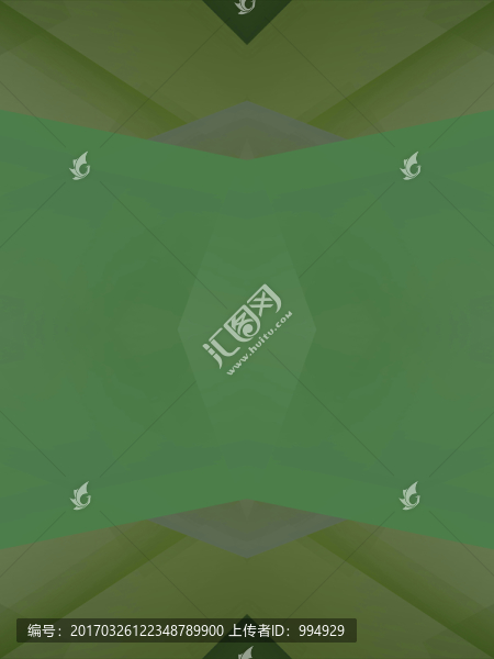 立體幾何抽象綠色拼接電腦圖案
