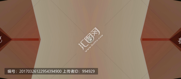 紅色立體幾何抽象拼接電腦圖案