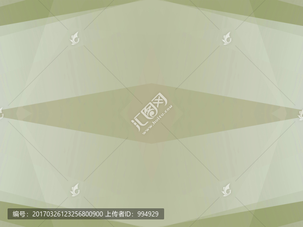 綠色立體幾何拼接面抽象電腦圖案