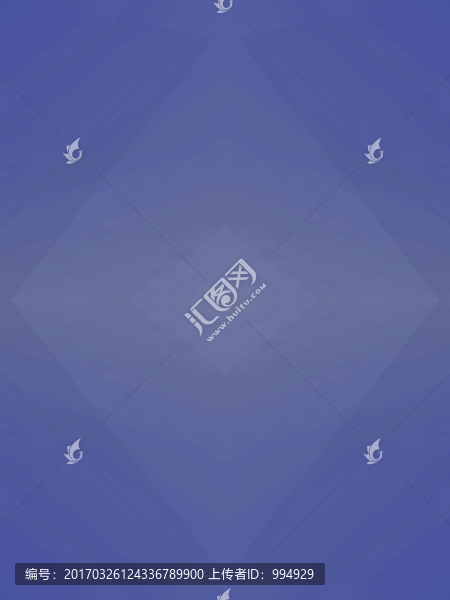 藍(lán)色幾何抽象拼接立體電腦圖案