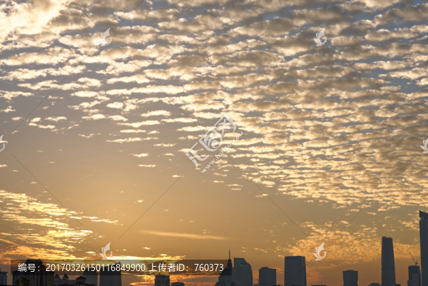 夕陽云層