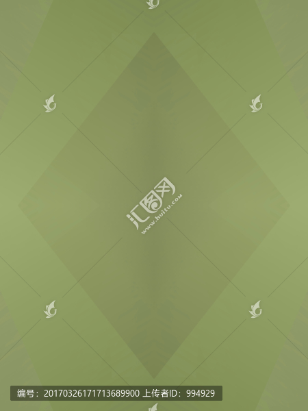 綠色幾何抽象立體拼接電腦圖案