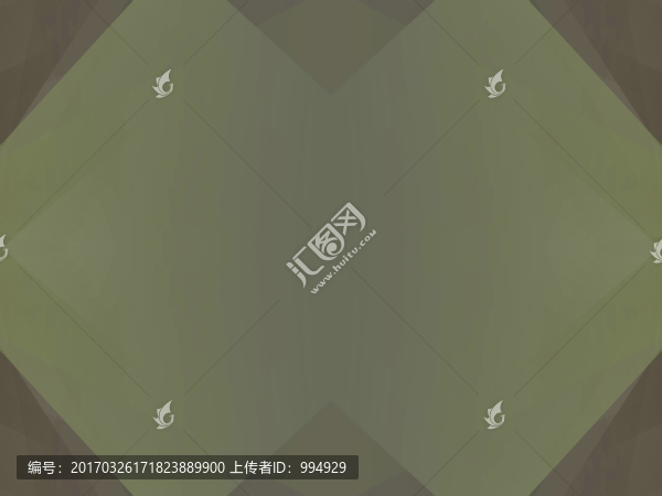 綠色幾何抽象立體拼接面電腦圖案
