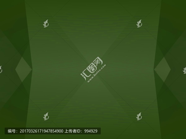 綠色立體幾何拼接抽象電腦圖案