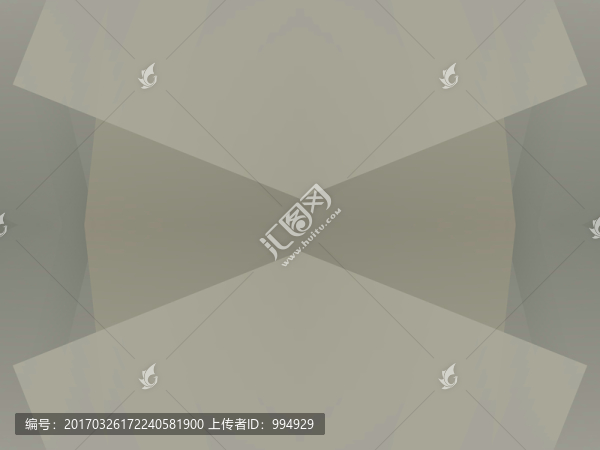 灰色立體拼接幾何抽象電腦圖畫