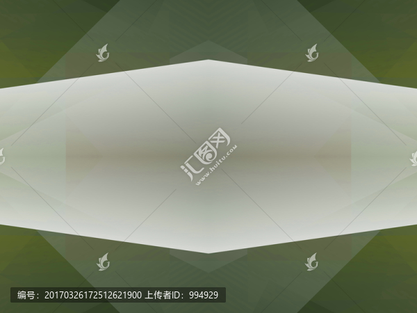 綠色幾何拼接抽象立體電腦圖案