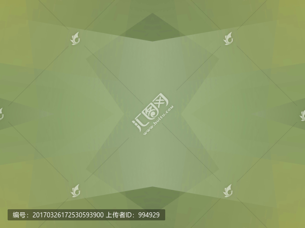 綠色幾何抽象立體高清電腦圖畫(huà)