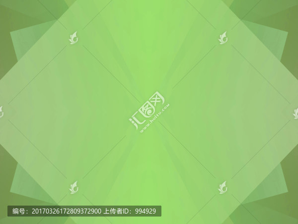 綠色幾何拼接高清抽象立體圖案