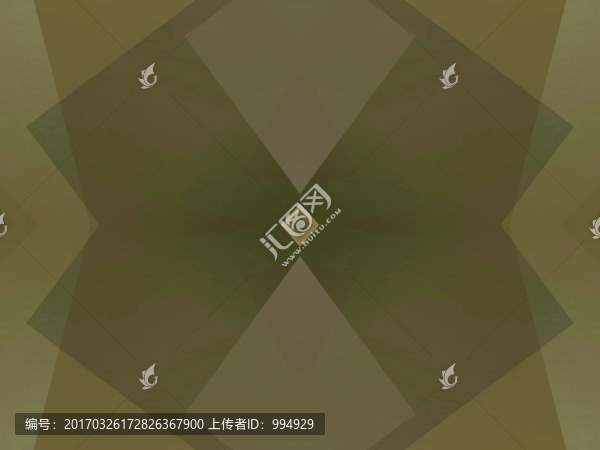 綠色幾何抽象拼接高清電腦圖案