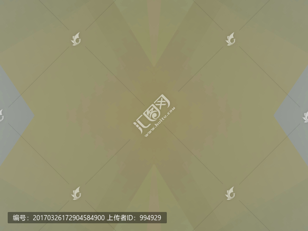 綠色幾何抽象立體拼接面電腦圖案