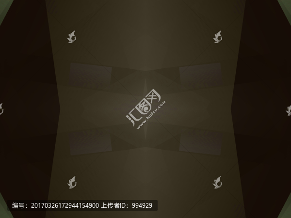 黑色立體幾何拼接抽象電腦畫高清