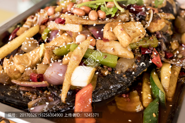麻辣烤魚美食攝影