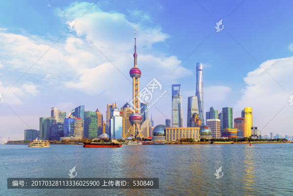 上海浦東陸家嘴全景