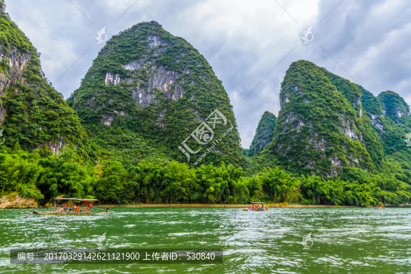 桂林陽朔,漓江山水風(fēng)光