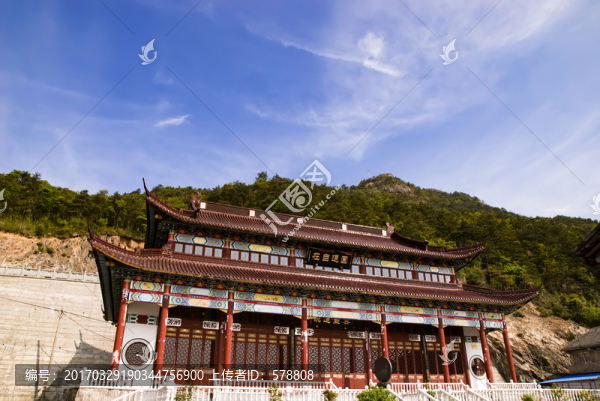 寺廟,金雞山,天空,建筑