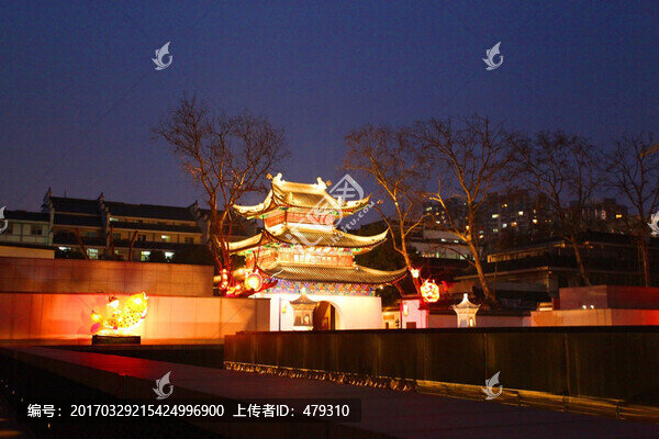 南京,夫子廟,燈會(huì),彩燈,正月