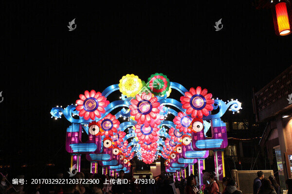 南京,夫子廟,燈會(huì),彩燈,正月