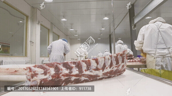 牛肉包裝車間
