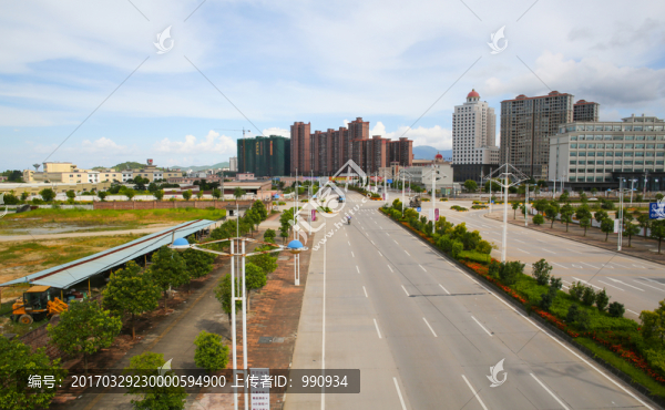 迎賓路,縣城