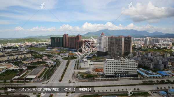新貌,縣城,航拍