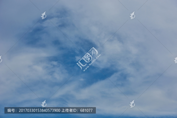 藍天白云天空素材