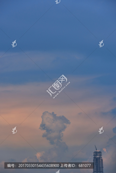 藍(lán)天白云天空素材