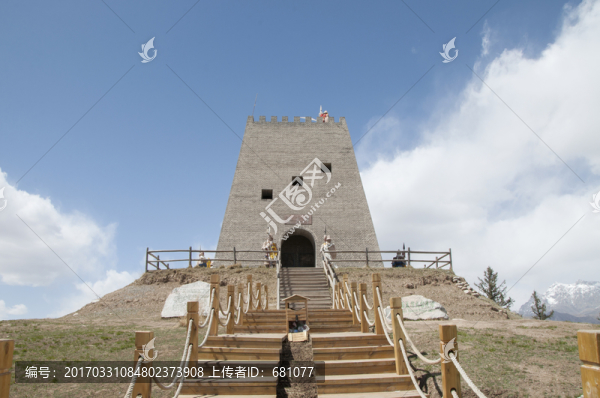甘肅祈連卓爾山西夏烽火臺(tái)遺址