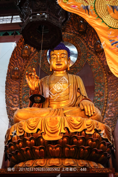 杭州靈隱寺佛像,如來佛像,如來