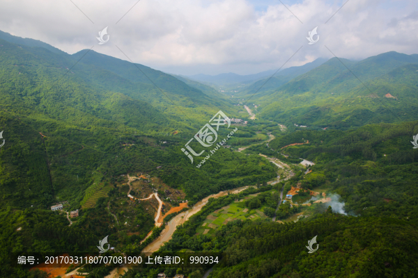 河流,青山,高山