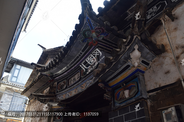 云南大理,雙廊民居