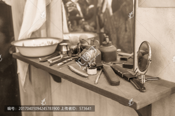 老上海生活場景,理發(fā)店