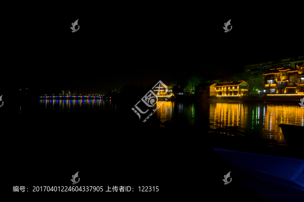 樂山五通橋夜景