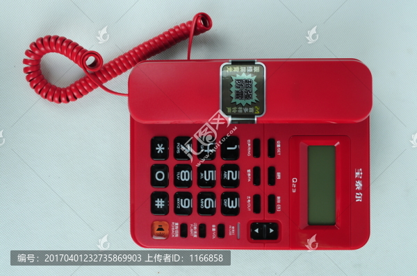 紅色電話機,座機,固定電話