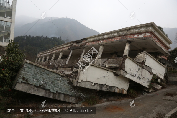 汶川大地震漩口中學(xué)垮塌學(xué)校建筑