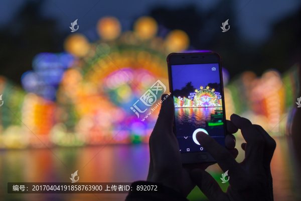花燈,廣州,元宵,燈籠,手機(jī)