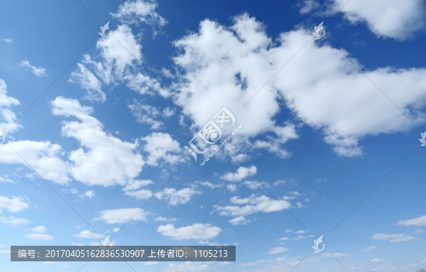 藍天白云