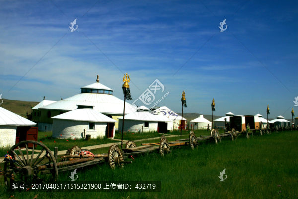草原旅游蒙古包